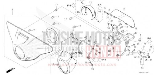 CAPOT AVANT/DEFLECTEUR CMX1100D3S de 2025